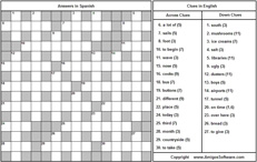 crossword puzzle